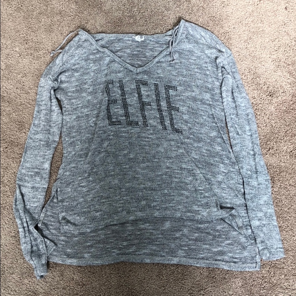 Gray shirt